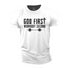Men's God First Workout Second Cotton T-Shirt